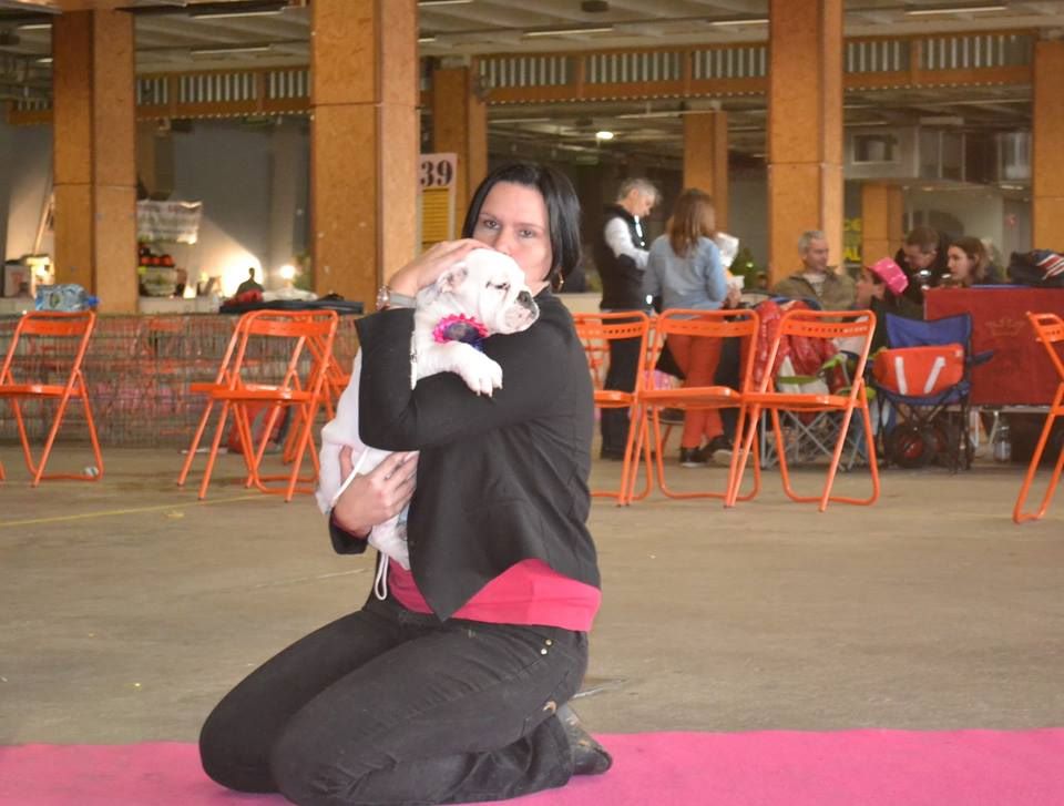 Calin sur le ring d'expo!